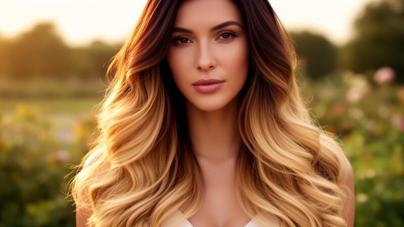 Tendance coiffure : optez pour un ombre hair cet été pour un effet naturel et des reflets lumineux