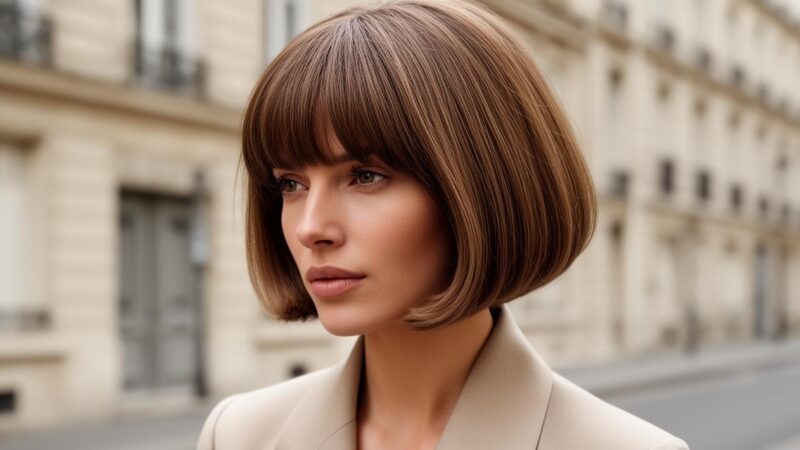 Osez le carré plongeant si vous avez les cheveux fins et découvrez comment l&rsquo;adapter à votre visage